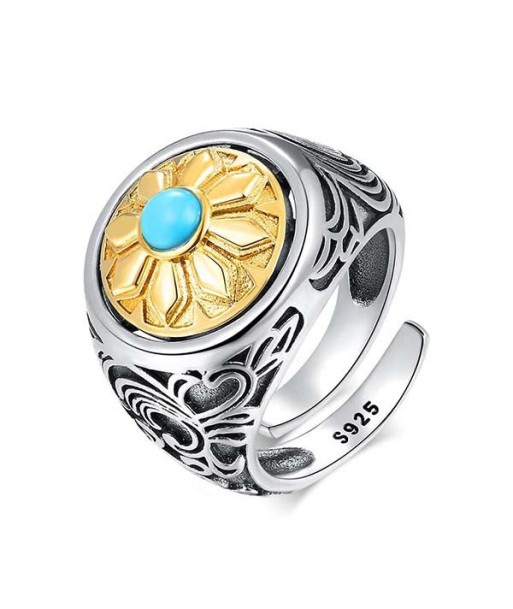 Bague Bouddha Femme et Lotus (Argent) vente chaude votre 