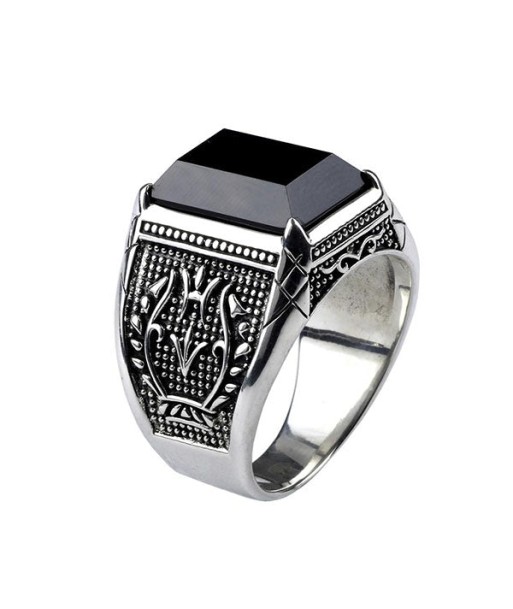 Bague Bouddha et la pierre d'Onyx (Argent) ou a consommer sur place