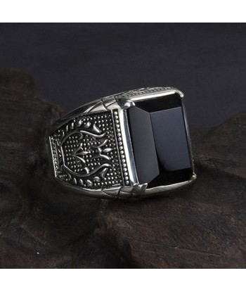 Bague Bouddha et la pierre d'Onyx (Argent) ou a consommer sur place