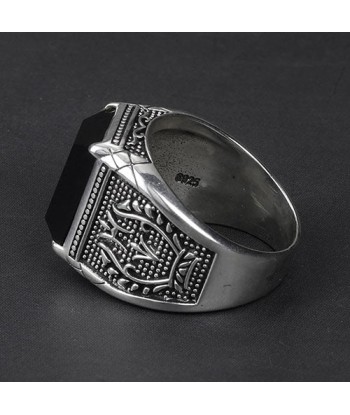 Bague Bouddha et la pierre d'Onyx (Argent) ou a consommer sur place