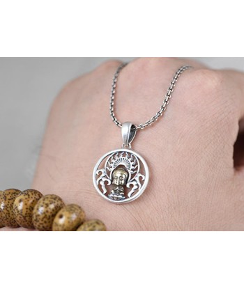 Pendentif Bouddha en Argent Vous souhaitez 