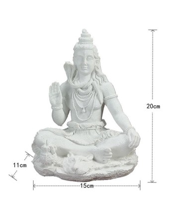 Statue Bouddha avec Shiva le Dieu de l'Inde les ctes