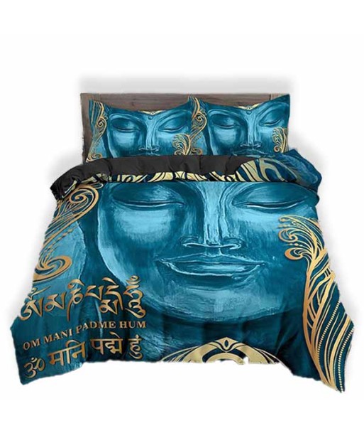 Housse de Couette AUM avec Bouddha destockage