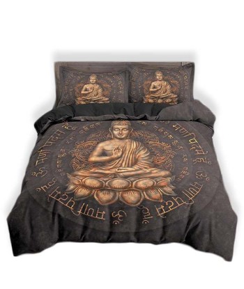 Parure de Lit 2 personnes Bouddha Zen Livraison rapide