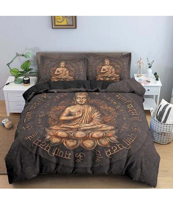 Parure de Lit 2 personnes Bouddha Zen Livraison rapide