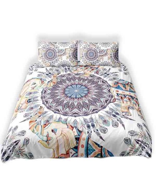 Housse de Couette avec Éléphant et Mandala l'achat 