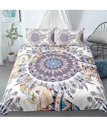 Housse de Couette avec Éléphant et Mandala l'achat 