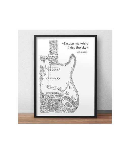 Fender Stratocaster - "Excuse me while i kiss the sky" store