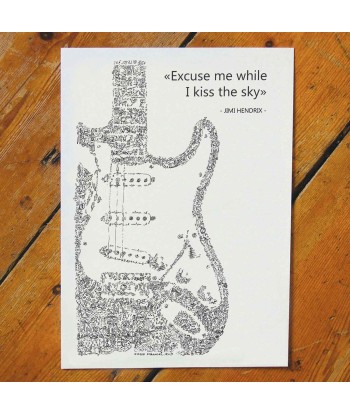 Fender Stratocaster - "Excuse me while i kiss the sky" store