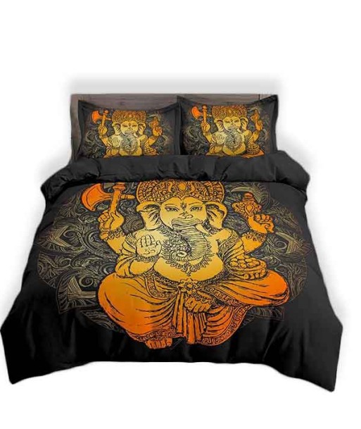 Housse de Couette Dieu Ganesh en linge