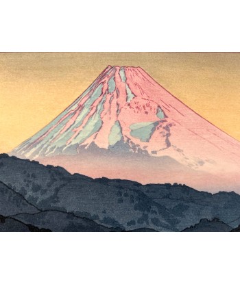 Estampe Japonaise de Yoshida Toshi | Le Mont Fuji depuis Nagaoka le Matin en ligne des produits 