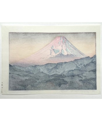 Estampe Japonaise de Yoshida Toshi | Le Mont Fuji depuis Nagaoka le Matin en ligne des produits 