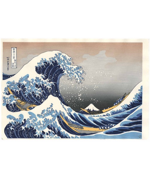 Estampe Japonaise de Hokusai | La Grande Vague de Kanagawa à prix réduit toute l'année