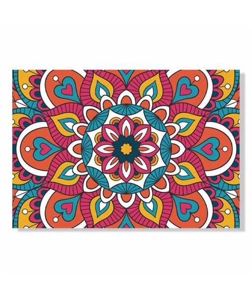 Tapis Mandala Style Tapisserie basket pas cher