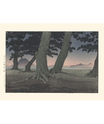 La Plage de Kaiganji de Hasui Kawase | Reproduction Fine Art Faites des économies