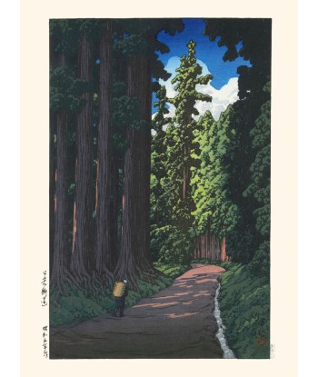 La Route de Nikko de Hasui Kawase | Reproduction Fine Art l'achat 