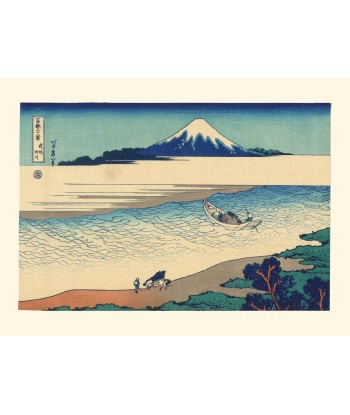 La rivière Tama dans la Province de Musashi de Hokusai | Reproduction Fine Art Véritable concentré