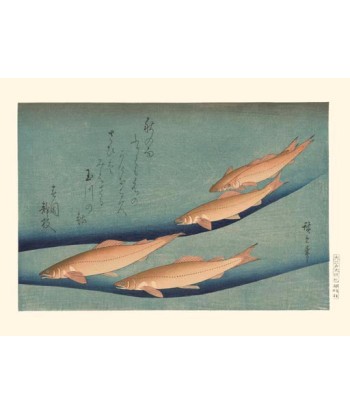 Truites de Hiroshige | Reproduction Fine Art Découvrez la collection