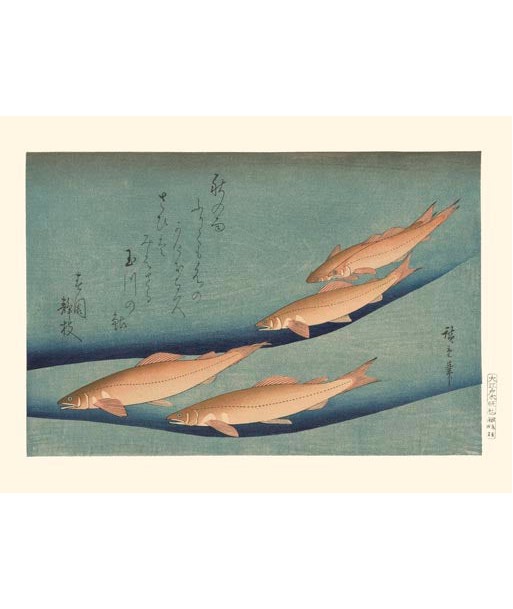 Truites de Hiroshige | Reproduction Fine Art Découvrez la collection