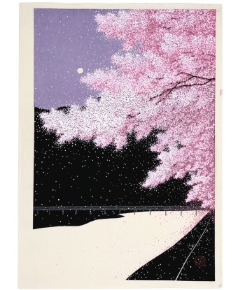 Estampe Japonaise de Teruhide Kato | Printemps à Arashiyama offre 