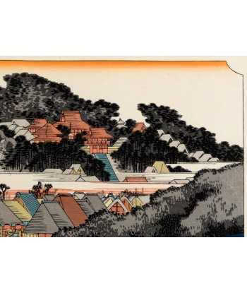 Estampe Japonaise de Hiroshige | Le Grand Tokaido n°7 Fujisawa en ligne des produits 