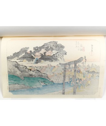 Estampe Japonaise de Hiroshige | Le Grand Tokaido n°7 Fujisawa en ligne des produits 