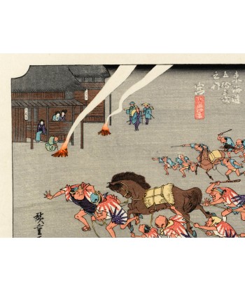 Estampe Japonaise de Hiroshige | Le Grand Tokaido n°42 Miya sélection de produits