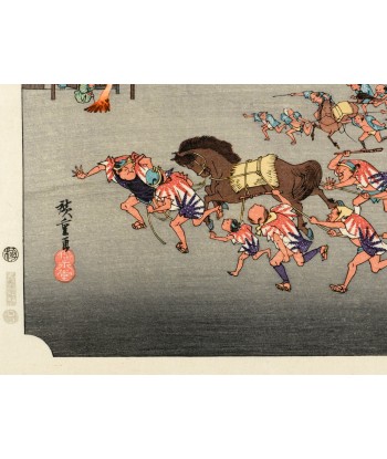 Estampe Japonaise de Hiroshige | Le Grand Tokaido n°42 Miya sélection de produits