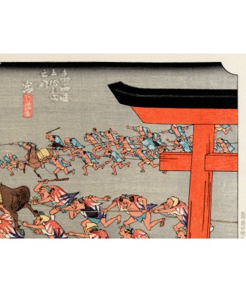 Estampe Japonaise de Hiroshige | Le Grand Tokaido n°42 Miya sélection de produits