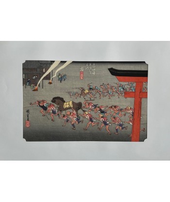 Estampe Japonaise de Hiroshige | Le Grand Tokaido n°42 Miya sélection de produits