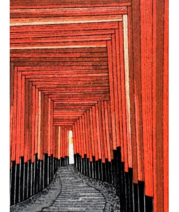 Estampe Japonaise de Teruhide Kato | Le Fushimi Inari de votre