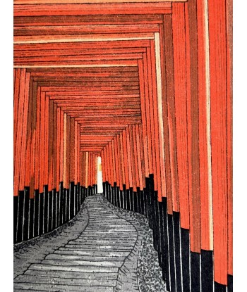 Estampe Japonaise de Teruhide Kato | Le Fushimi Inari de votre