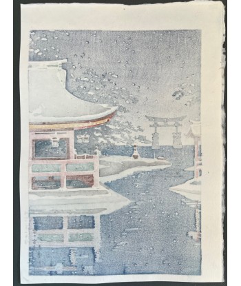 Estampe Japonaise de Koitsu Tsuchiya | Miyajima sous la neige acheter en ligne