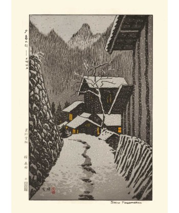 Minakami sous la Neige de Kasamatsu Shiro | Reproduction Fine Art acheter en ligne