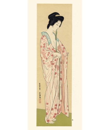 Femme en Long Sous-Vêtement de Goyo Hashiguchi | Reproduction Fine Art prix pour 