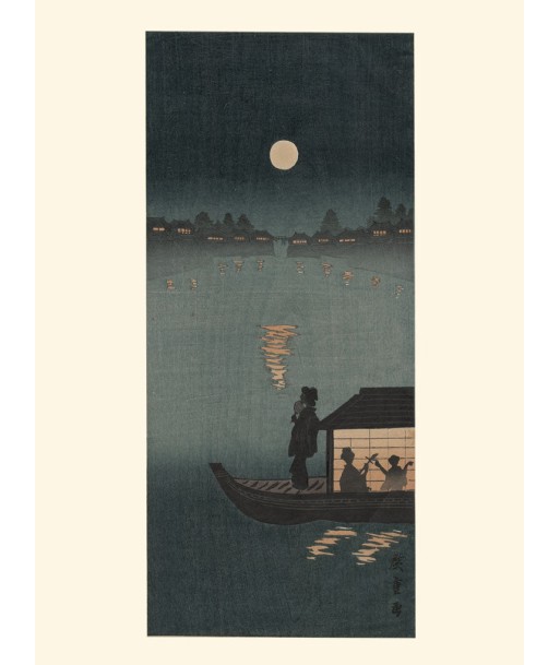 Courtisanes sur un bateau de Shotei | Reproduction Fine Art vous aussi creer 