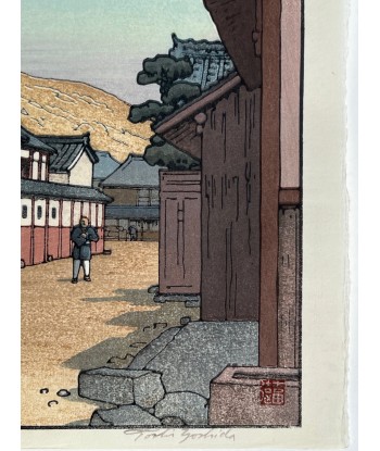 Estampe Japonaise de Yoshida Toshi | Village à Harima Fin de série