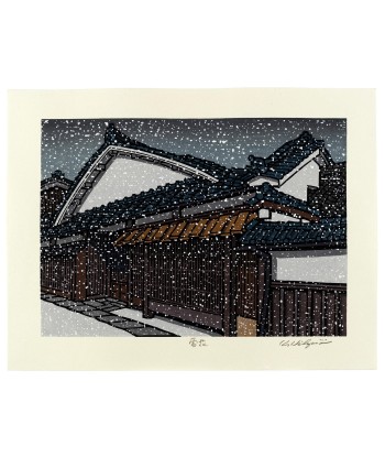 Estampe Japonaise de Nishijima Katsuyuki | Flocons de Neige paiement sécurisé