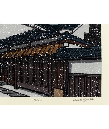 Estampe Japonaise de Nishijima Katsuyuki | Flocons de Neige paiement sécurisé