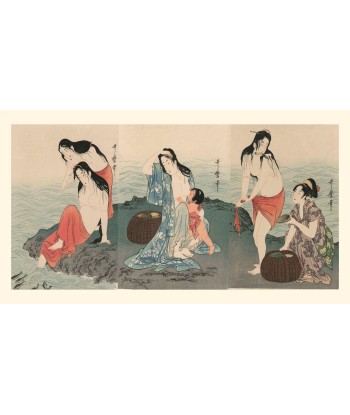 Les Pêcheuses d’Awabe de Utamaro | Reproduction Fine Art offre 