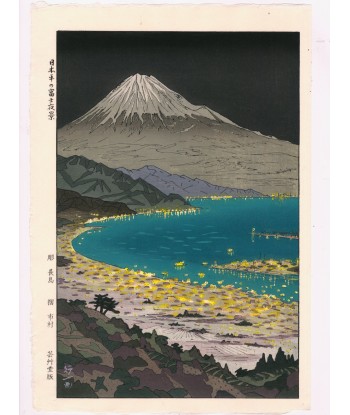 Estampe Japonaise de Okada Koichi | Mont Fuji vu de Nihondaira la nuit meilleur choix