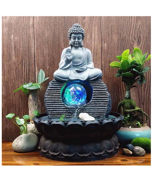 Fontaine Bouddha pour un Intérieur Zen Feng Shui Dans la société mordern