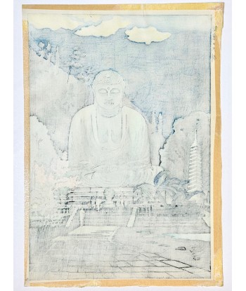 Estampe japonaise de Okuyama Gihachiro  | Grand Bouddha de Kamakura commande en ligne