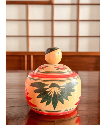 Kokeshi Traditionnelle Ejiko de style Naruko | Boite aux motifs floraux vente chaude votre 