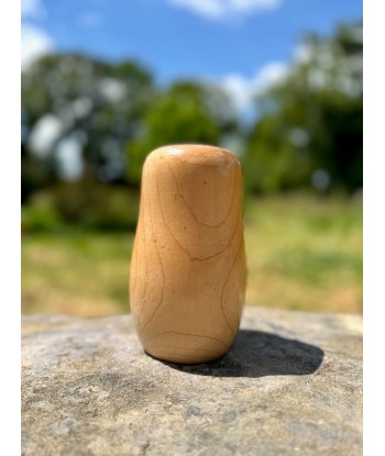 Kokeshi Daruma en bois naturel Comment ça marche