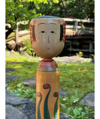 Kokeshi Traditionnelle Zao de Shizuo Ariji | Crosse végétale - Wasabe des créatures d'habitude