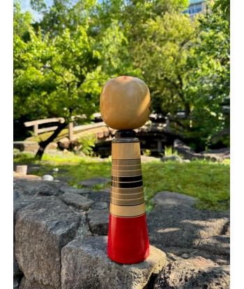 Kokeshi Créative Vintage | Tête de Daruma avec yens japonais rembourrage situé sous