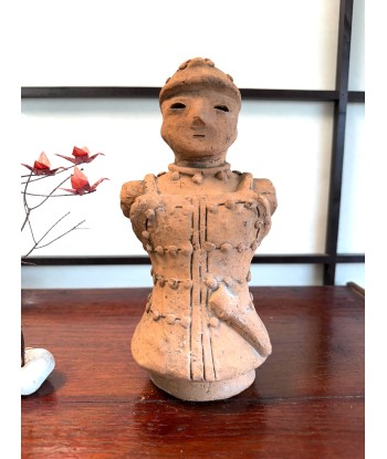 Statuette Funéraire Haniwa de la Période Kofun (Réplique) Amélioration de cerveau avec