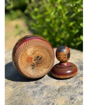 Kokeshi Traditionnelle Ejiko de style Naruko | Boite en bois Enju arbre à pagode Jusqu'à 80% De Réduction