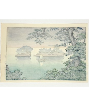 Estampe Japonaise de Koitsu Tsuchiya |  pluie de printemps à Matsushima 2 - 3 jours ouvrés.